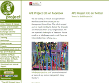 Tablet Screenshot of apeproject.co.uk